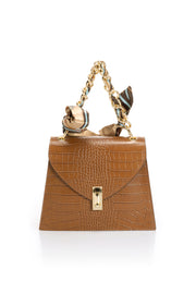 1017 Italian Leather Bag - Cognac view 1