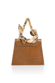 1017 Italian Leather Bag - Cognac view 3