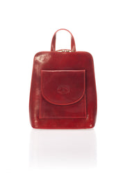 1028 Italian Leather Bag - Red view 1