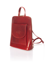 1028 Italian Leather Bag - Red view 2