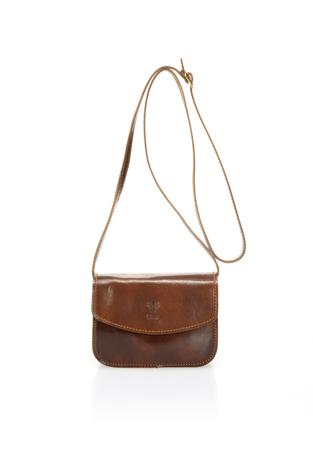 1045 Italian Leather Bag - Brown view 1
