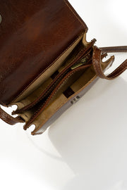 1045 Italian Leather Bag - Brown view 4