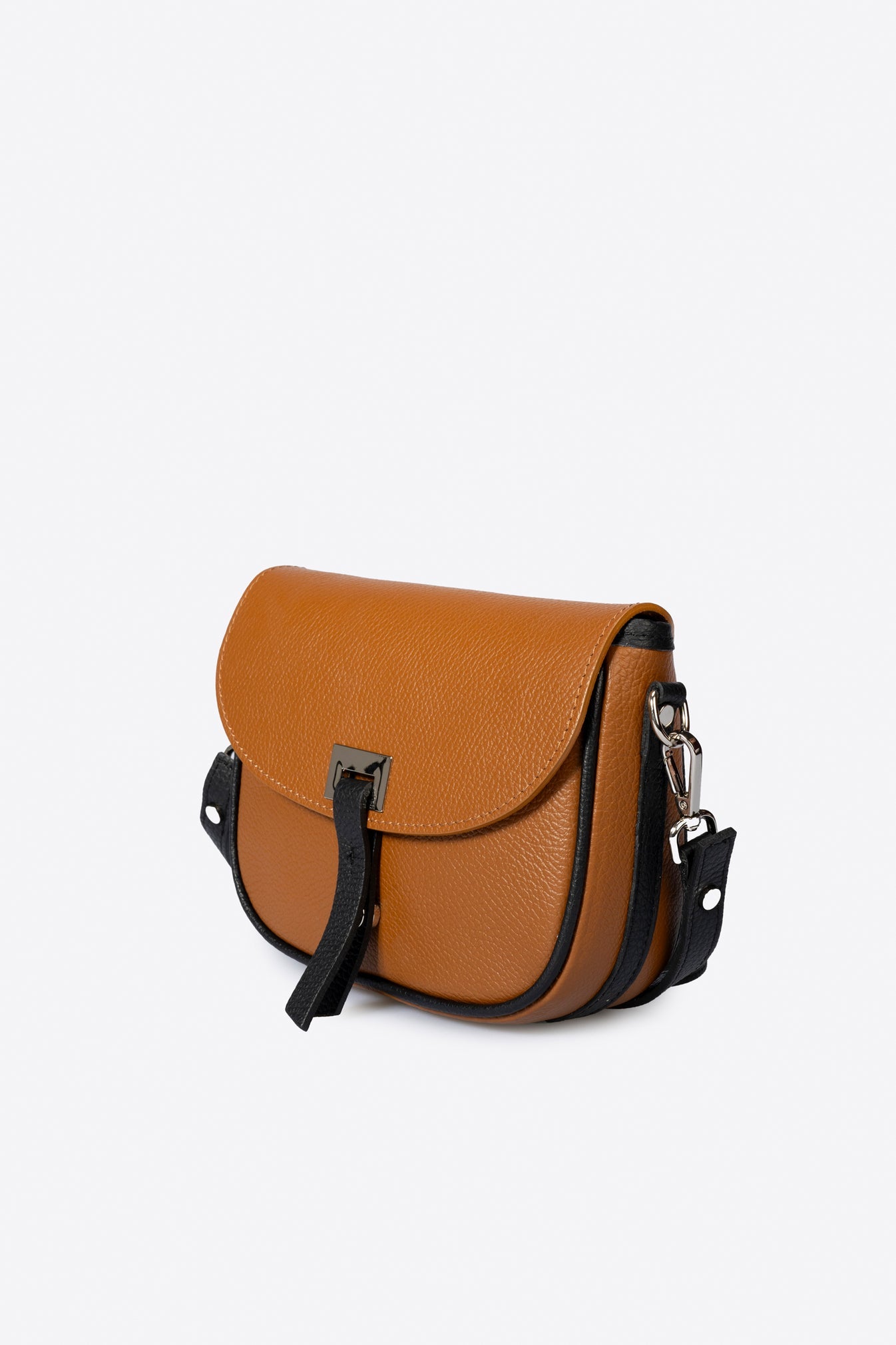Mia Italian Leather Shoulder Bag