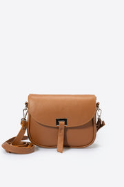 Mia Italian Leather Shoulder Bag