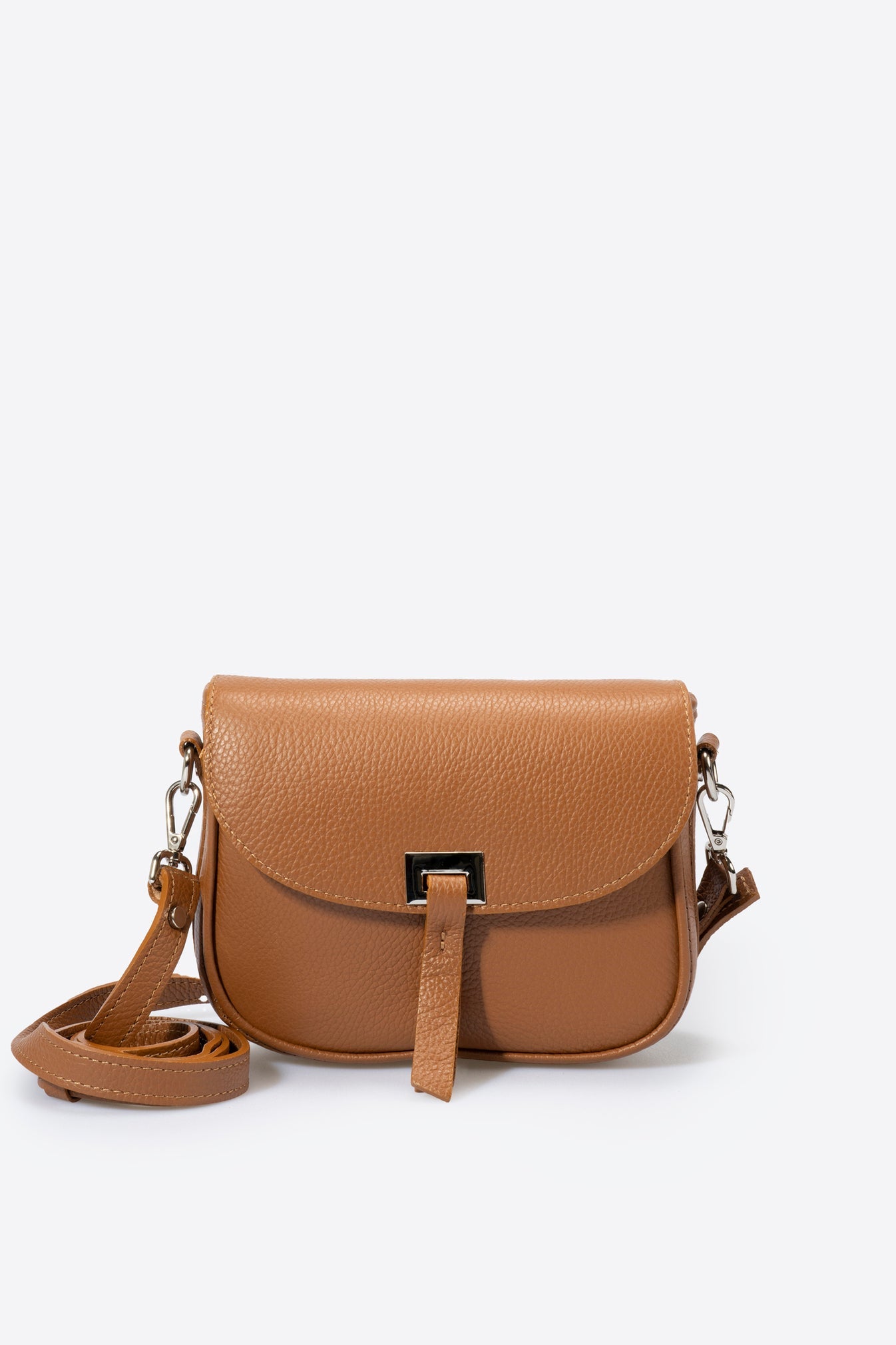 Mia Italian Leather Shoulder Bag