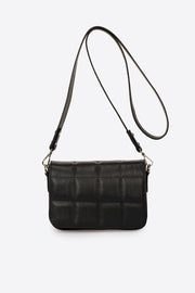 1131 Italian Leather Crossbody Bag - Black