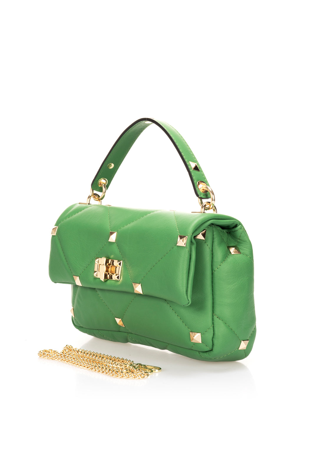 Capri Italian Leather Top Handle Bag