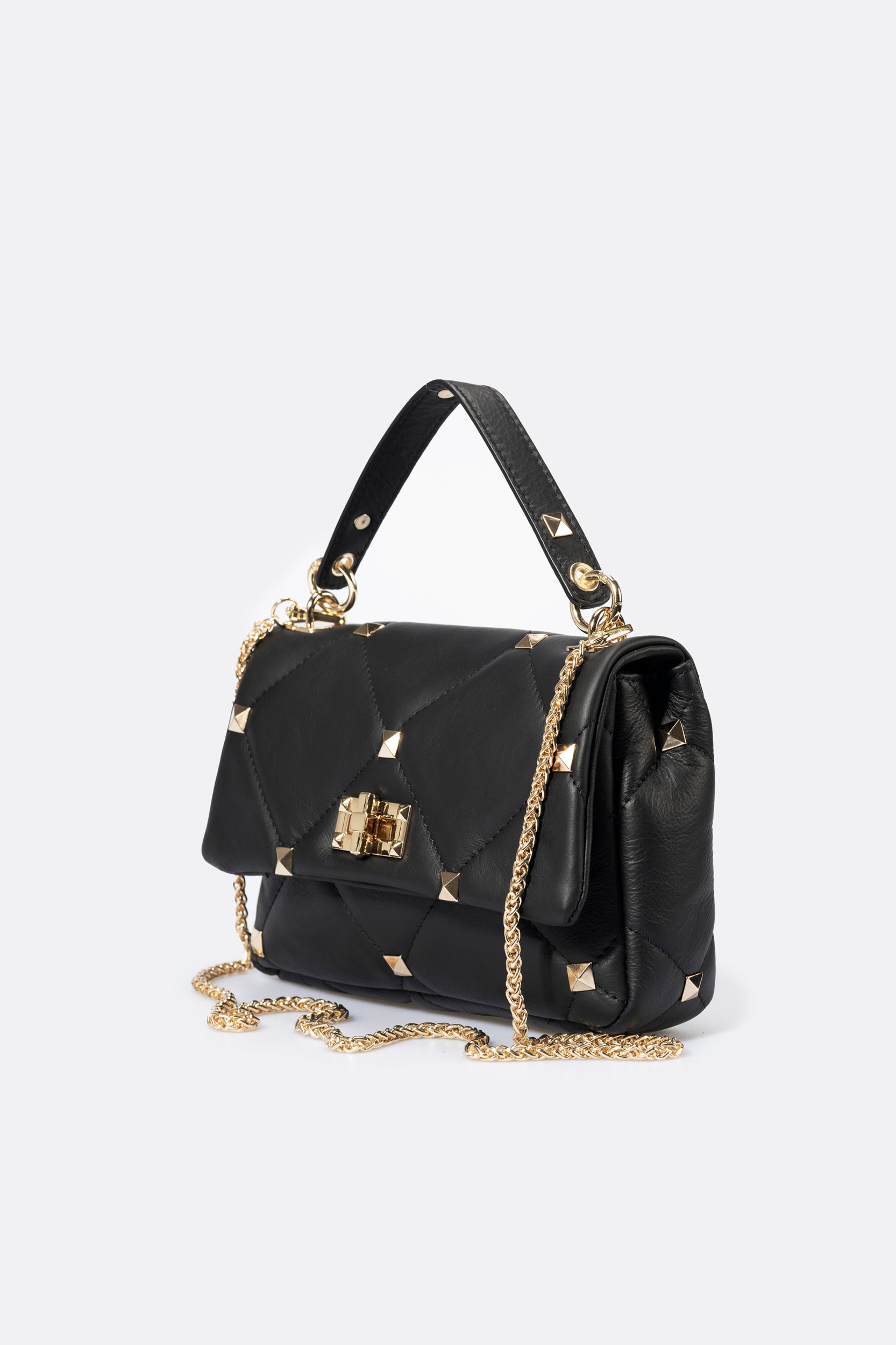 Capri Italian Leather Top Handle Bag