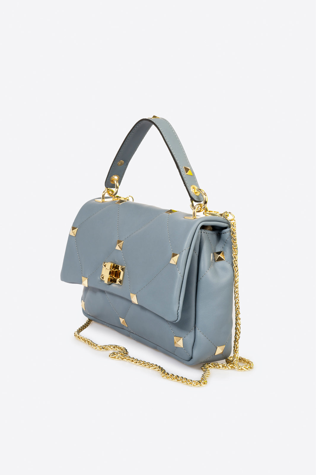 Capri Italian Leather Top Handle Bag