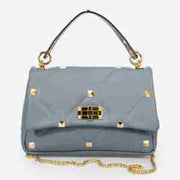 Capri Italian Leather Top Handle Bag