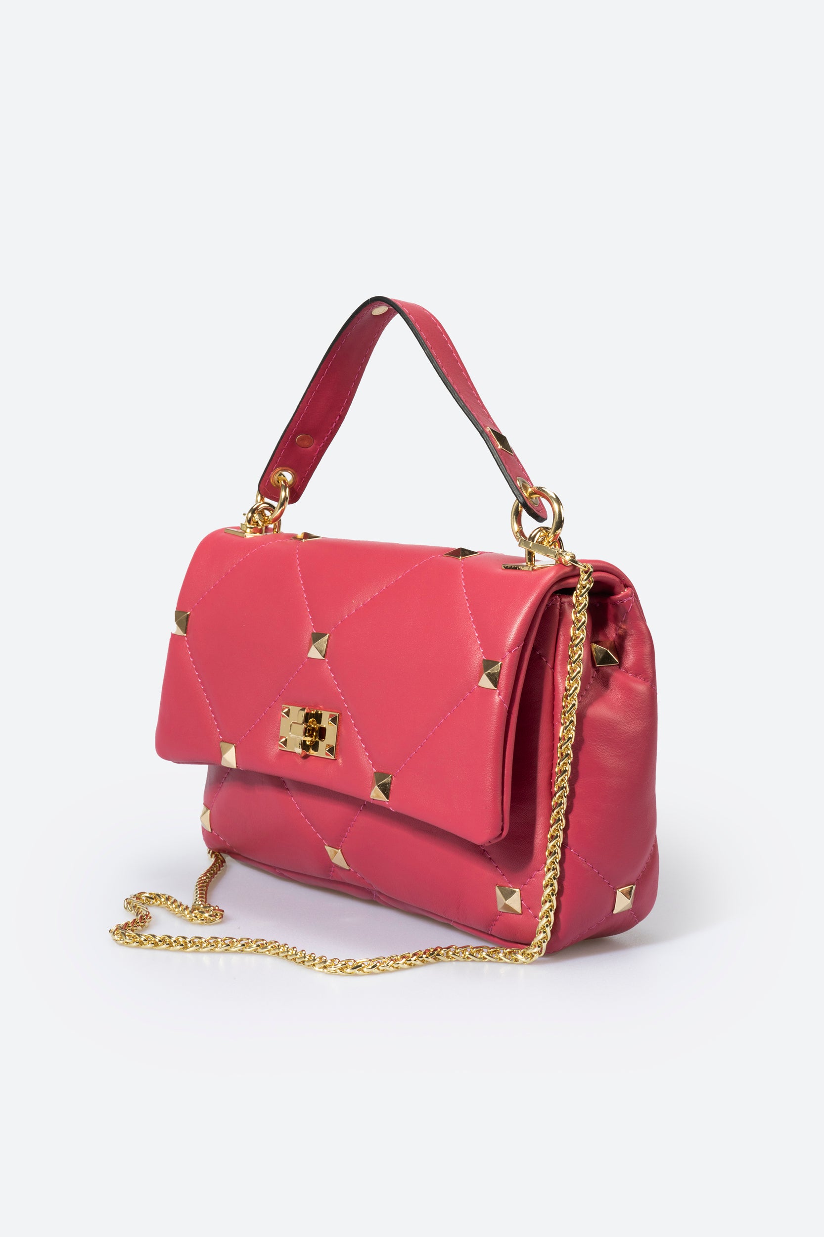 Capri Italian Leather Top Handle Bag