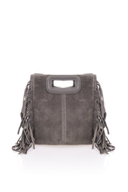 1150 Italian Leather Bag - Grey view 3