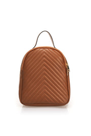 1267 Italian Leather Backpack - COGNAC