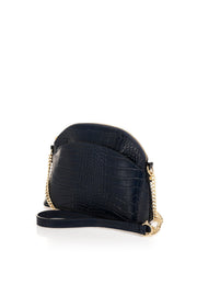 Luna Croco Italian Leather Crossbody Bag