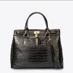 Roma Italian Leather Top Handle Bag