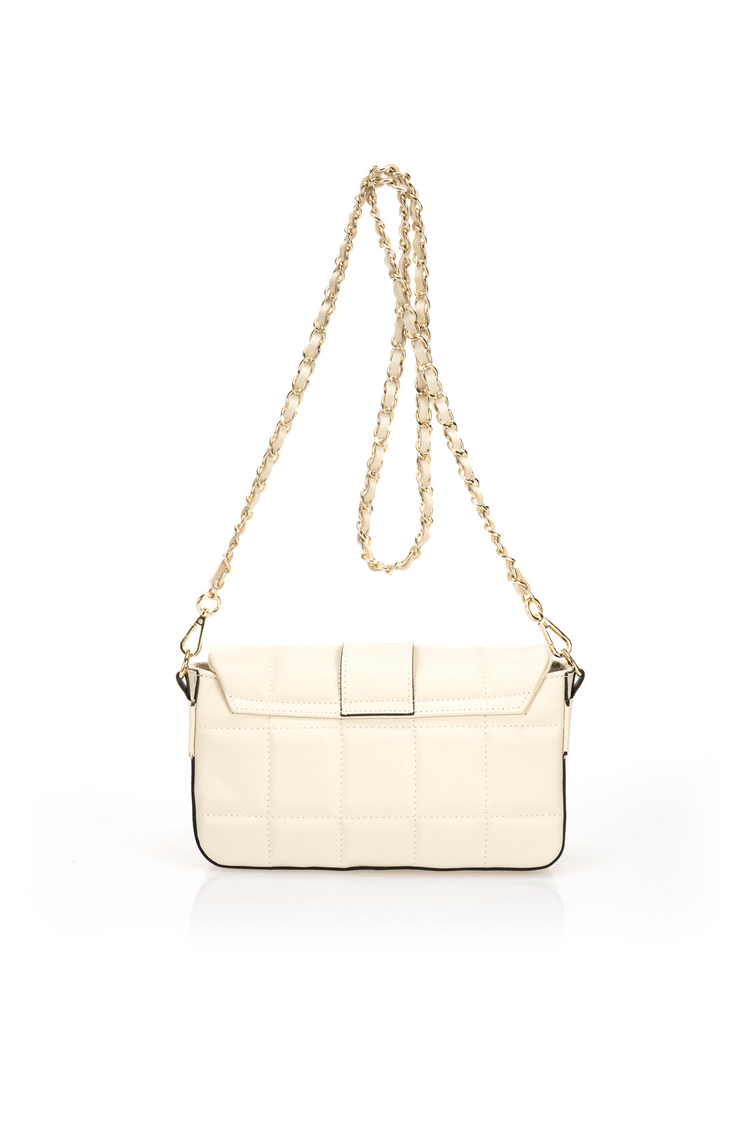 1358 Italian Leather Bag - Beige view 3
