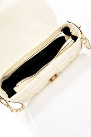 1358 Italian Leather Bag - Beige view 4