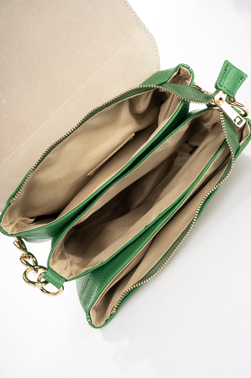 1361 Italian Leather Bag – Green