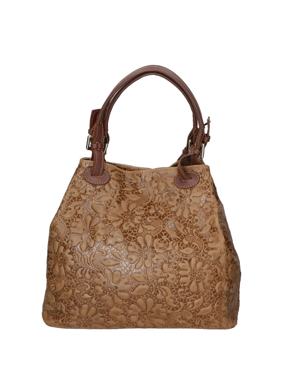 Gave Lux Elenia Italian Leather Handbag – Jeans Blue | Borsa D’Oro