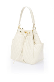 Edina Italian Leather Bucket Bag
