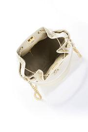 Edina Italian Leather Bucket Bag