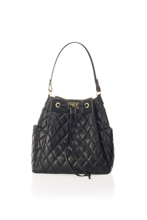 Edina Italian Leather Bucket Bag