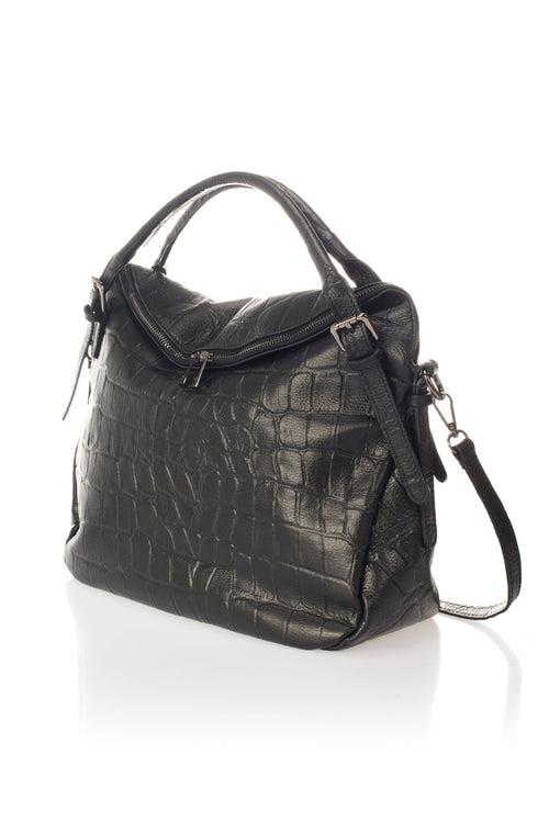 1789 Italian Leather Bag - Black view 2