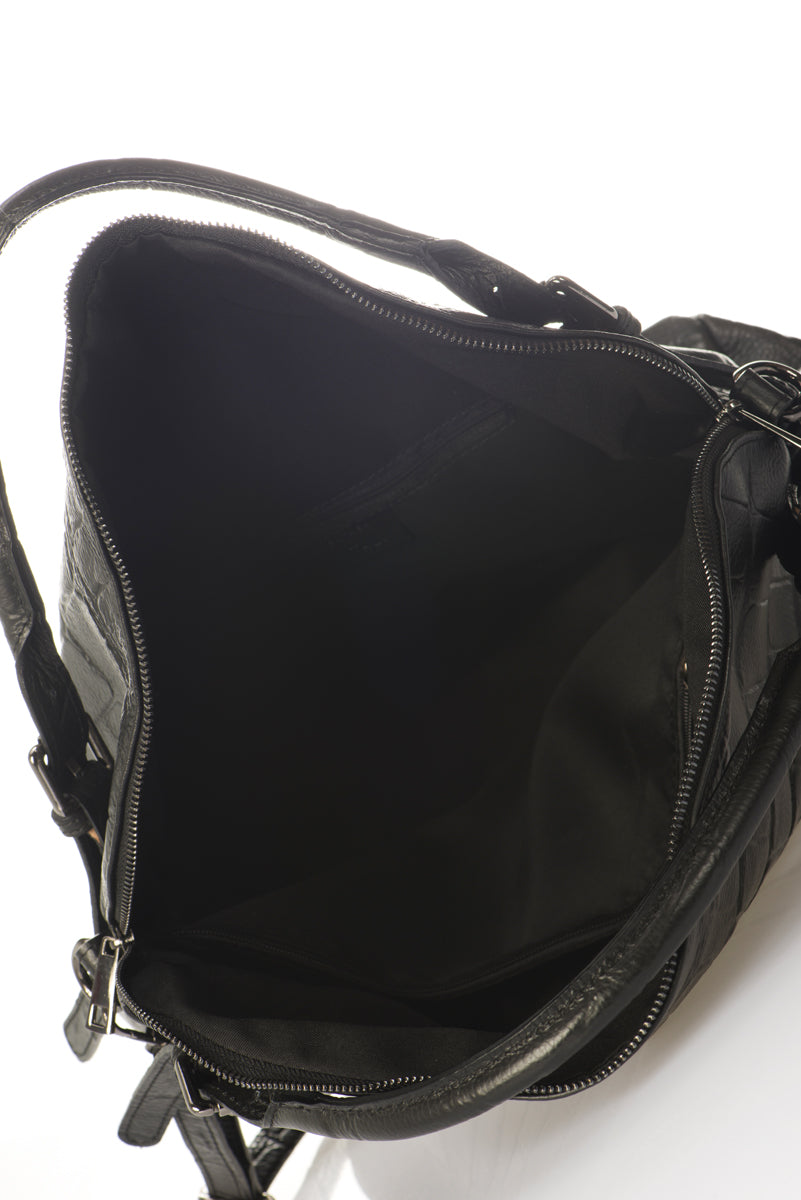 1789 Italian Leather Bag - Black view 4