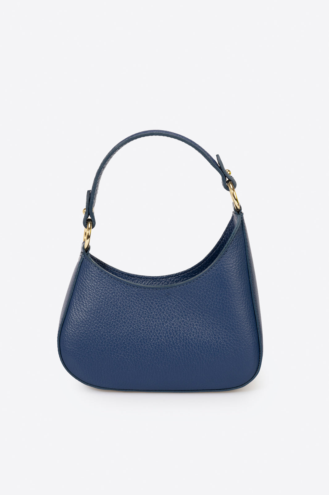 2238 Italian Leather Shoulder Bag - BLUE