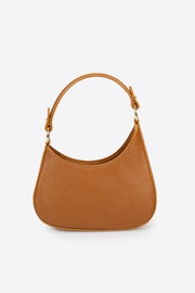 2238 Italian Leather Shoulder Bag - COGNAC