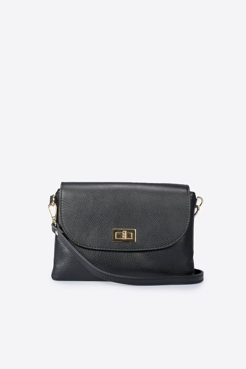 Norah Italian Leather Crossbody Bag