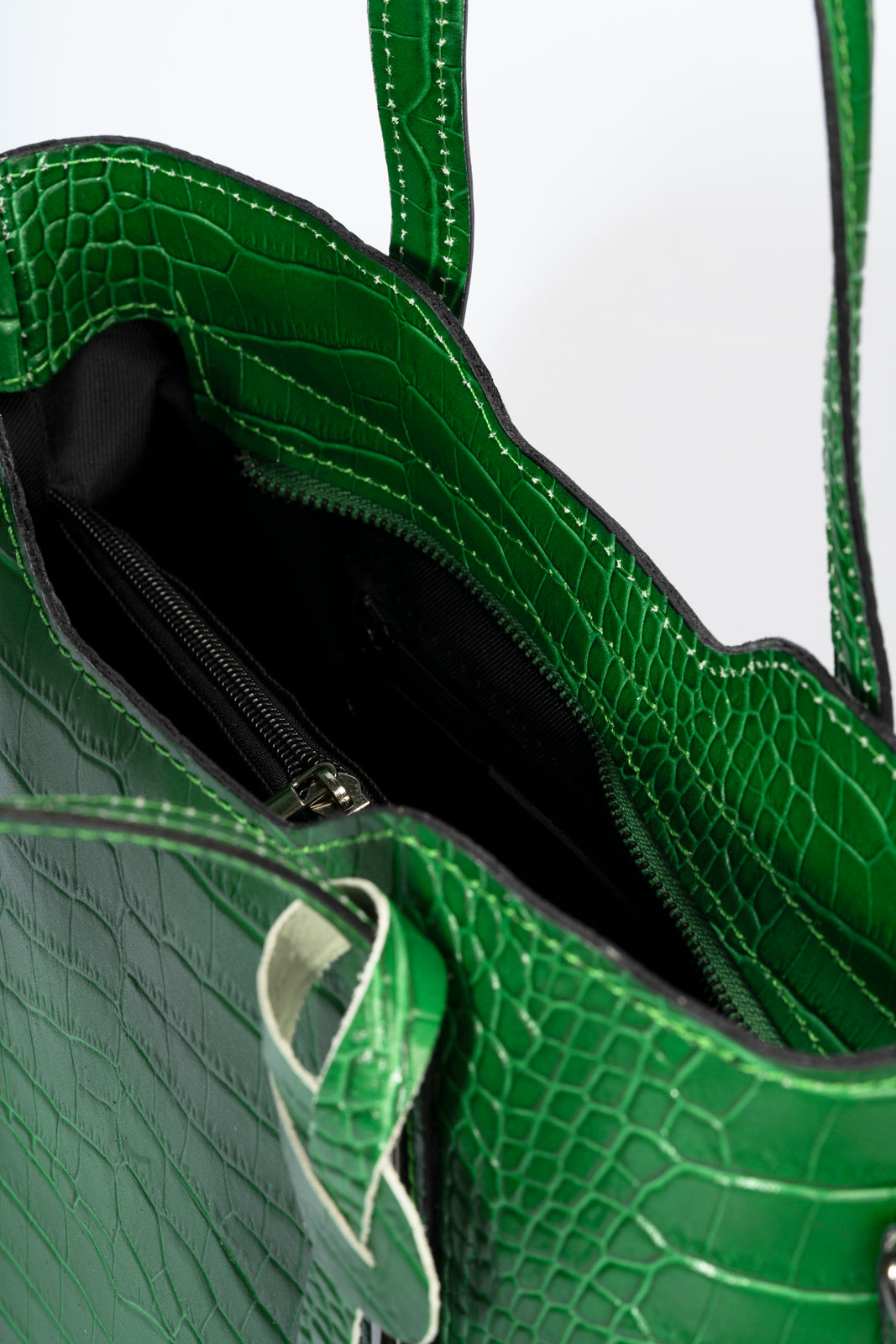 Bellagio Italian Leather Top Handle Bag