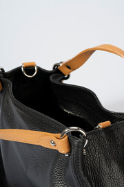 Firenze Italian Leather Top Handle Bag