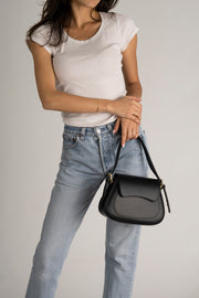 3466 Italian Leather Top Handle Bag