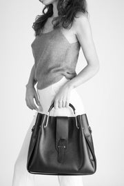 Portofino Italian Leather Shoulder Bag