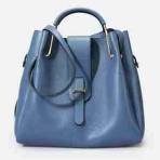 Leona Italian Leather Top Handle Bag