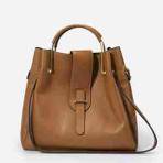 Leona Italian Leather Top Handle Bag