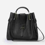 Leona Italian Leather Top Handle Bag