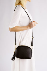 3578 Italian Leather Crossbody Bag