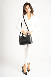 Aurelia Italian Leather Top Handle Bag