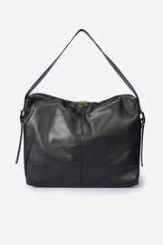 Nyla Italian Leather Bag - Black
