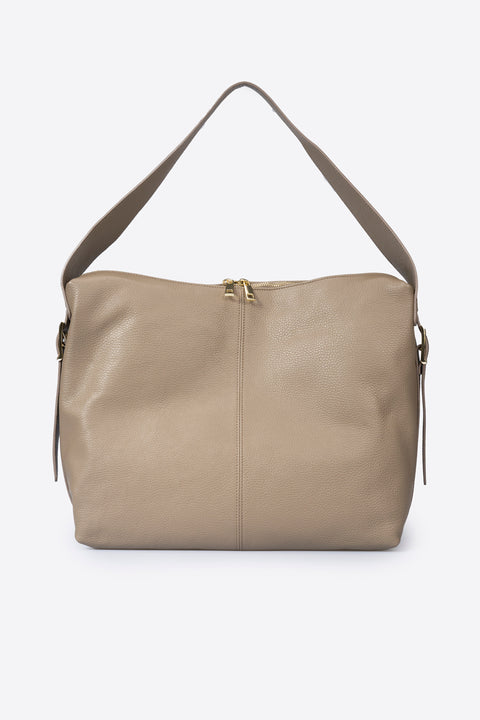 Nyla Italian Leather Bag - Fango