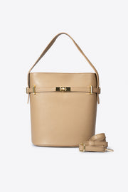 4217 Italian leather top handle bag