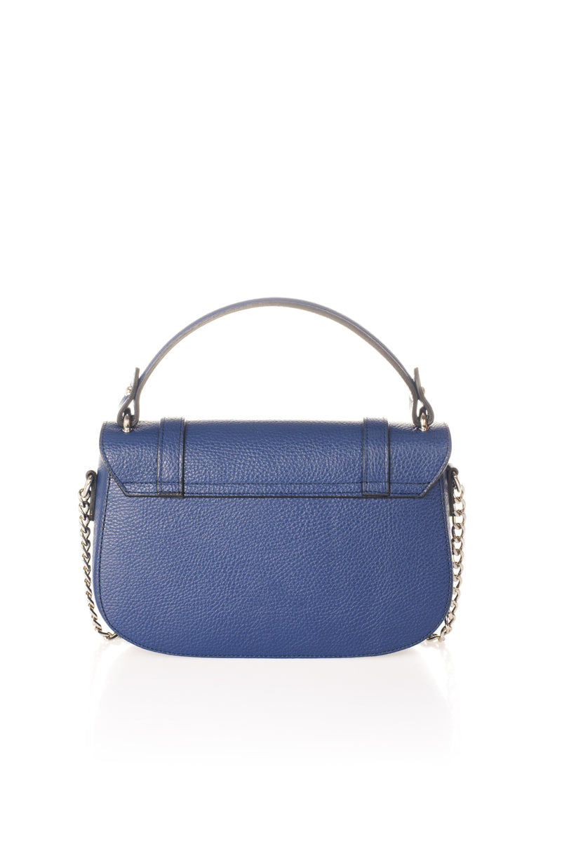 4587 Italian Leather Bag - Blue view 3