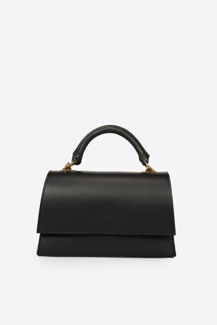 5069 Italian Leather Top Handle Bag