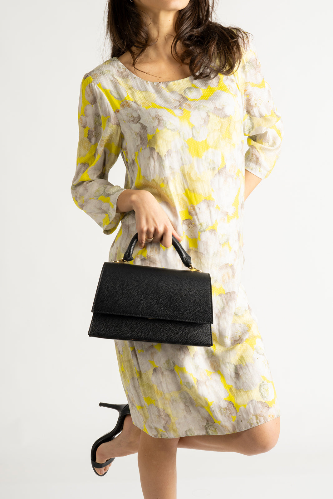 5069 Italian Leather Top Handle Bag