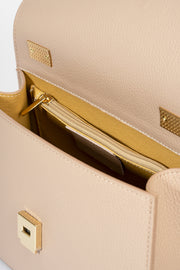 5069 Italian Leather Top Handle Bag