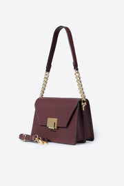 5087 Italian Leather Top Handle Bag