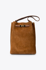 6047 Italian Leather Top Handle Bag - BRUCIATO