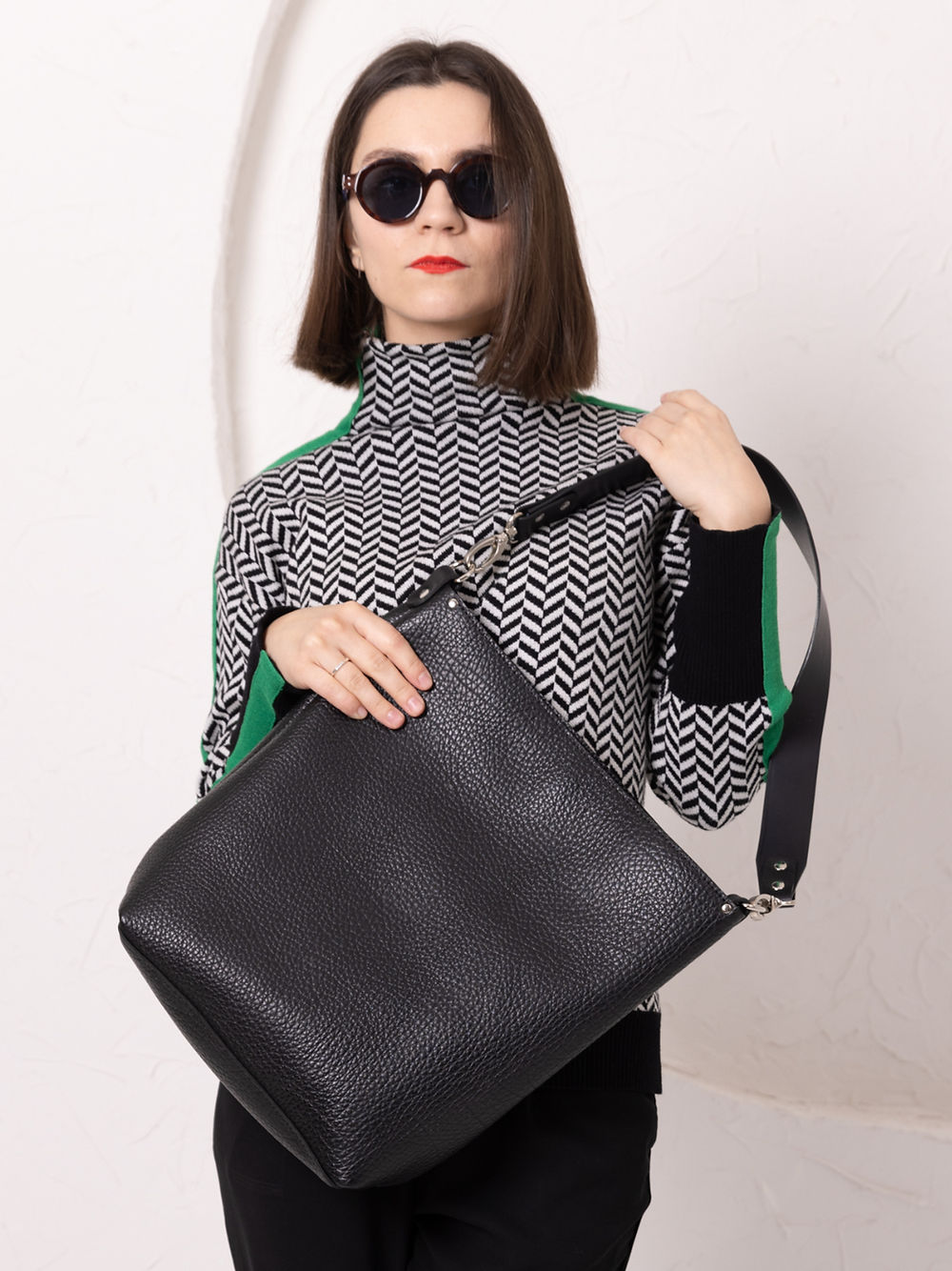 Addison Handmade Leather Tote Bag